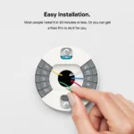 Smart Learning Thermostat Stainless Steel Energy Savings & Voice Control - Image 5