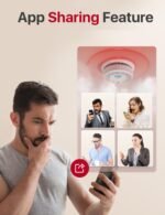 Smart Smoke Detector Carbon Monoxide Detector Combo with Replaceable Battery, Wi-Fi Smoke - Image 7