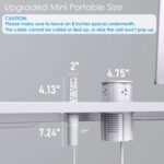 2 inch Space Saver Pop Up Outlet for Countertop with PD20W USB Ports,2 Outlets Tamper - Image 3